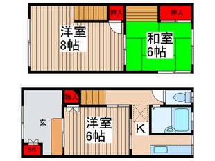 千住元町貸家Ⅱの物件間取画像